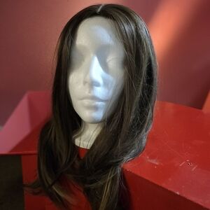 Dark brown wig